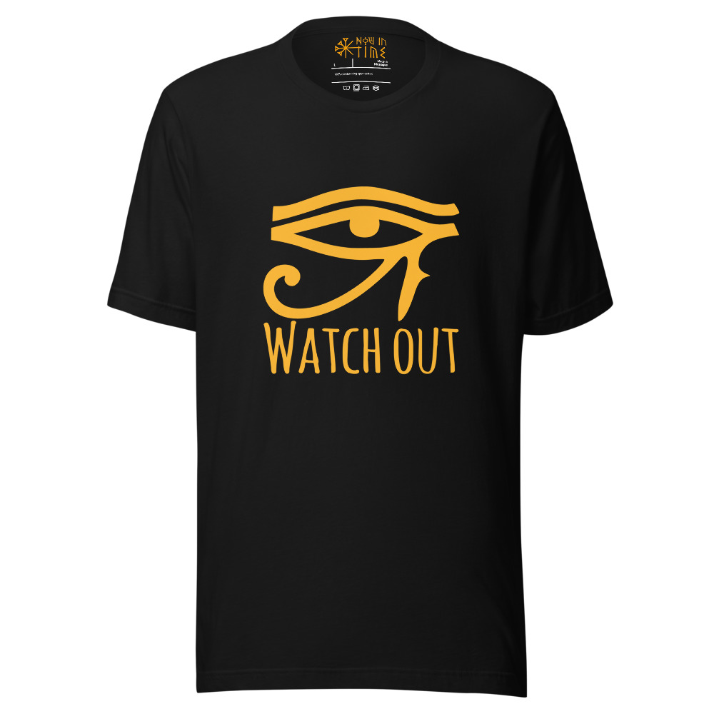 3d2a19ac61f5a4eafc8e7d75d1ed6691.jpg Watch out (Ancient Egyptian Eye of Horus Symbol) - Unisex premium t-shirt - Image 31