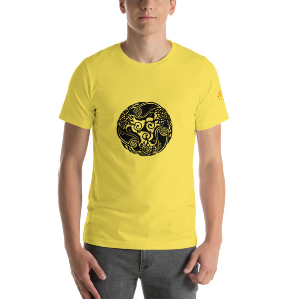 4697ea442bd53f519f093ad5e541c986.jpg Morrigan’s crows - Short-Sleeve Unisex T-Shirt - Image 17