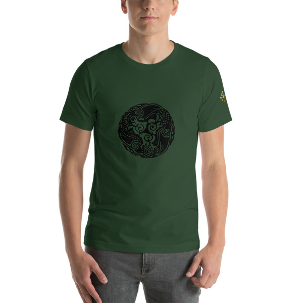 4a532a4e304f21b70268c8decc057cb8.jpg Morrigan’s crows - Short-Sleeve Unisex T-Shirt - Image 4