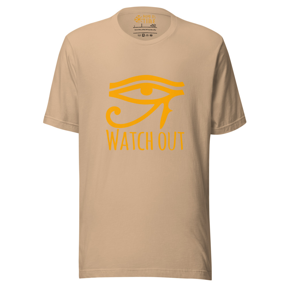 87abe5a180274c13978d721d788adcb8.jpg Watch out (Ancient Egyptian Eye of Horus Symbol) - Unisex premium t-shirt - Image 27