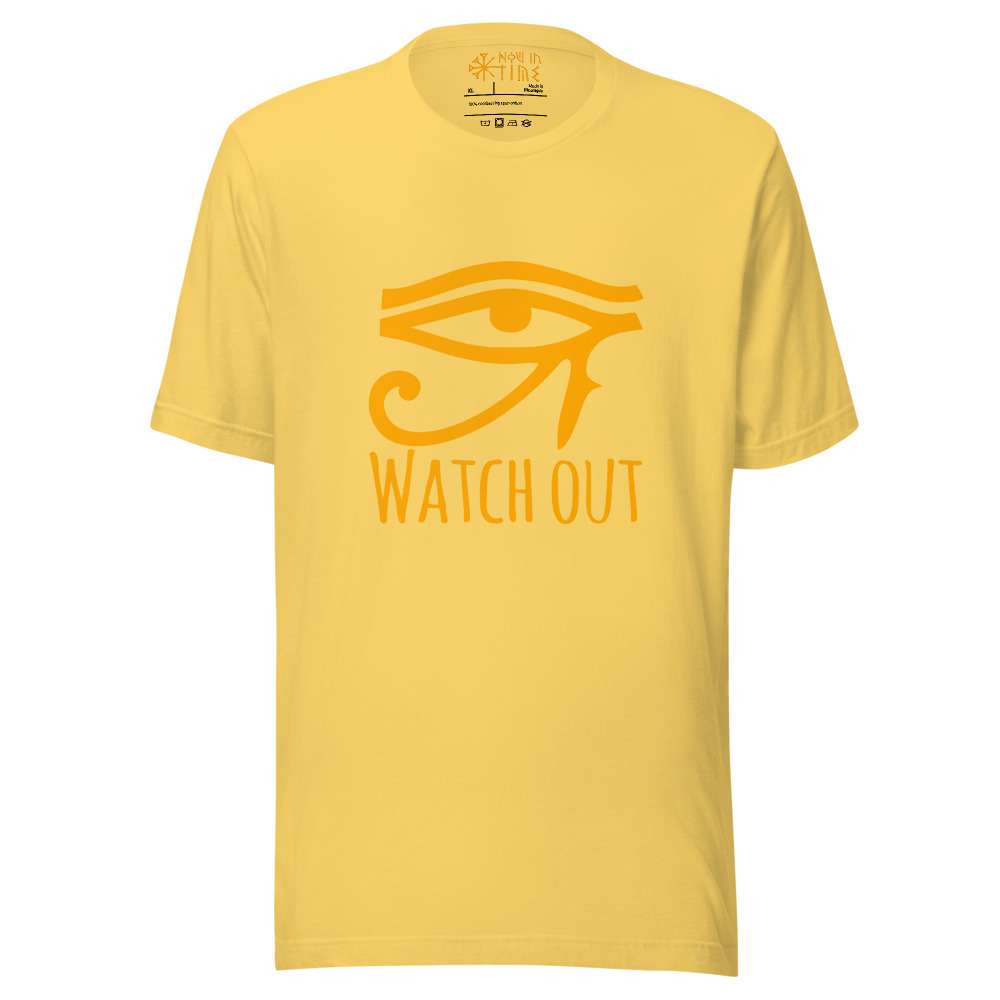 a82bdc1a0c0c1e6ba609b9caf91d6c3a.jpg Watch out (Ancient Egyptian Eye of Horus Symbol) - Unisex premium t-shirt - Image 16