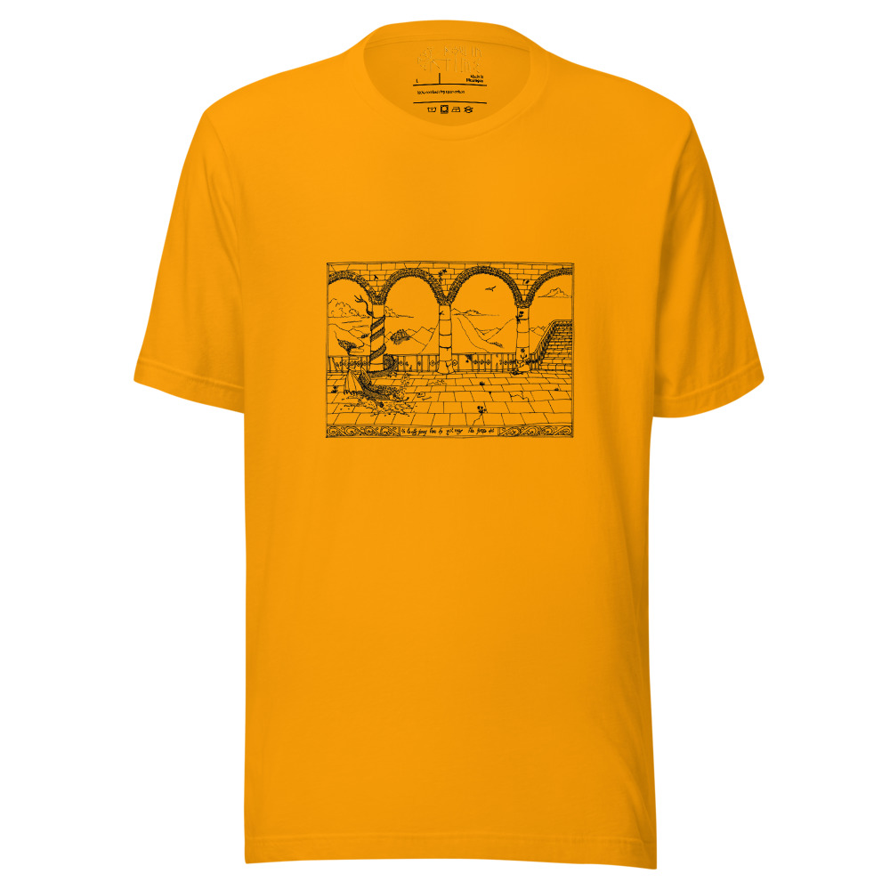 fd2bd0e13abede72127cc6df40aa2c50.jpg The dragon in ruins (Tolkien's Lord of the Rings) - Unisex premium t-shirt - Image 7
