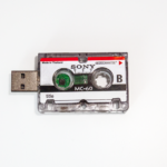 MC-60 Drive: The legend is back, and it's more powerful than ever! - Microcassette USB flash drive 32/64/128 Gb - Custom vintage gift